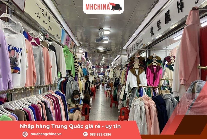 Nhập hàng trực tiếp tại kho sỉ quần áo Quảng Châu